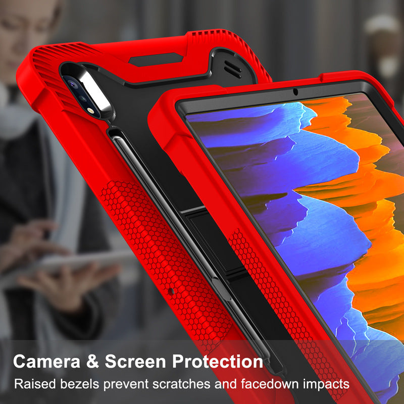 Load image into Gallery viewer, Samsung Galaxy Tab S7 Plus/S8 Plus/S7 FE/S9 Plus/S9 FE Plus - Heavy Duty Defender Armor Drop Proof Stand Case - Polar Tech Australia

