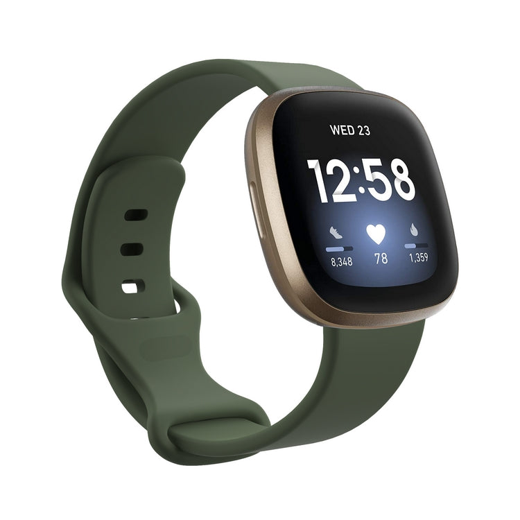 Cargue la imagen en el visor de la galería, Replacement Silicone Band for Fitbit Versa 3 / 4 / Sense  – Soft, Waterproof, Sport Wrist Strap - Polar Tech Australia
