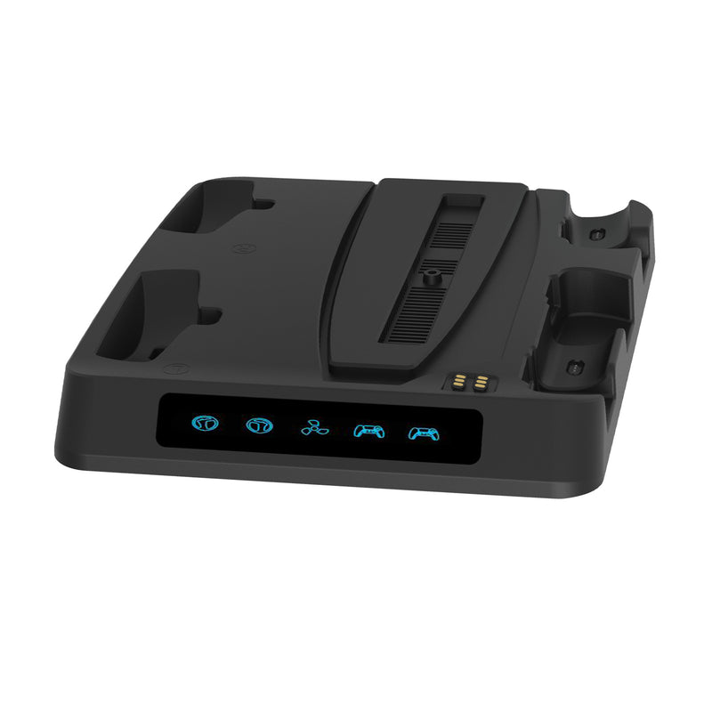 Cargue la imagen en el visor de la galería, SONY PlayStation 5 / PS5 &amp; PSVR2 - All-in-one Multifunction Charging Stand with Cooling Fan &amp; Dual Controller Magnetic Charging - Polar Tech Australia
