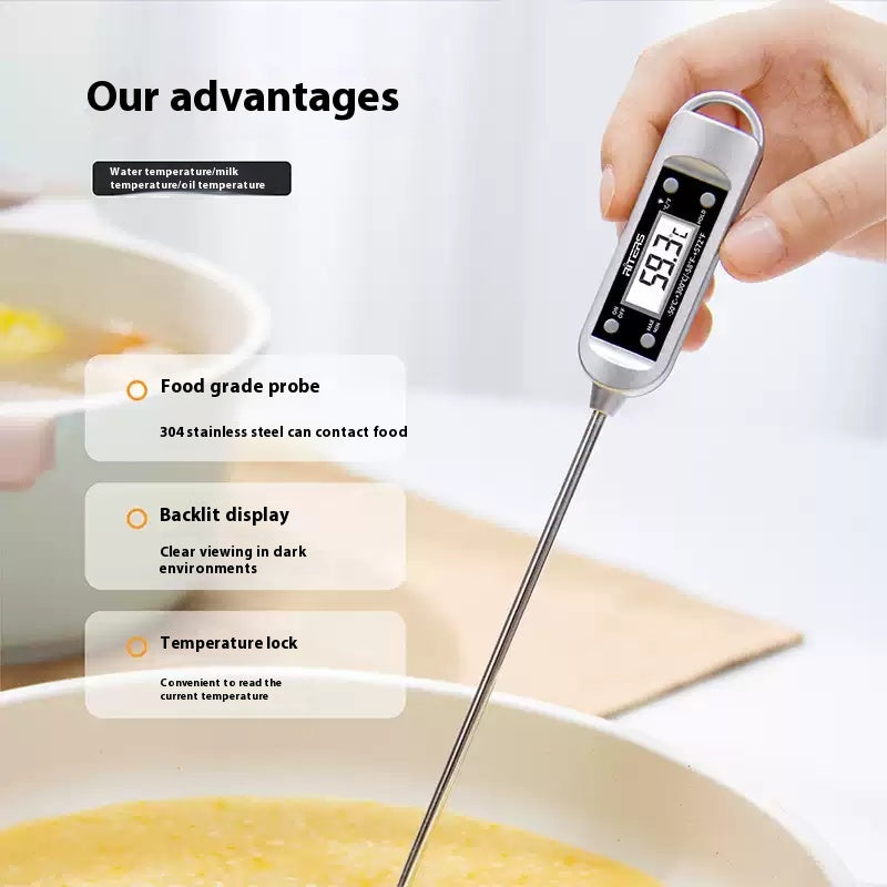 Cargue la imagen en el visor de la galería, [Riters] Food Thermometer for Baking: Precisely measures oil, water, and milk temperatures (-50℃ to 300℃) - Polar Tech Australia
