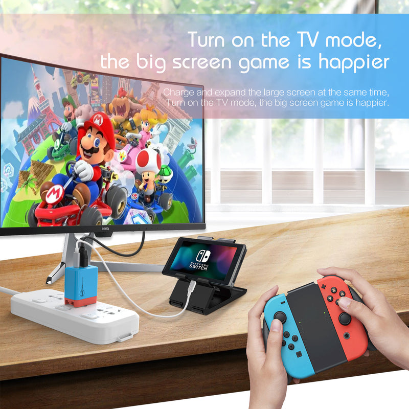 Cargue la imagen en el visor de la galería, Switch Dock GaN Fast Charging HDMI Hub Portable Dock - Polar Tech Australia

