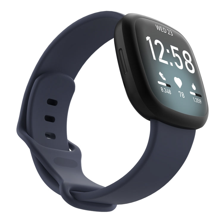 Cargue la imagen en el visor de la galería, Replacement Silicone Band for Fitbit Versa 3 / 4 / Sense  – Soft, Waterproof, Sport Wrist Strap - Polar Tech Australia
