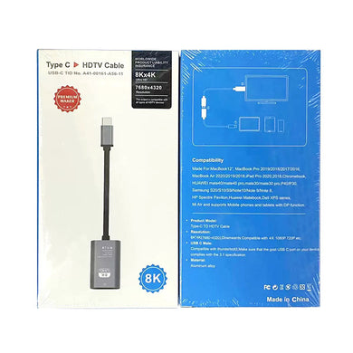 [Type-C To HDMI] USB-C to HDMI Female 4K 60Hz Cable HDTV TV Digital Smart Converter Cable Adapter - Polar Tech Australia