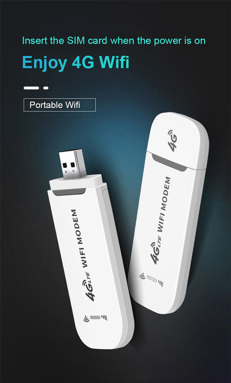 Load image into Gallery viewer, [U96-3] 4G Wireless Internet Dongle LTE SIM Card Mini Portable 4G Modem 150Mbps with WiFi USB Dongle - Polar Tech Australia
