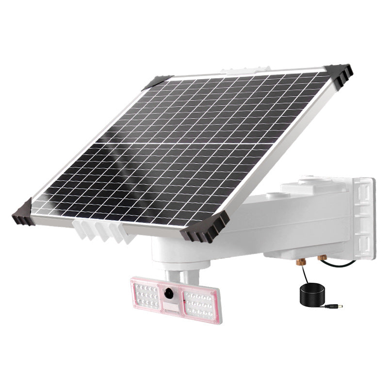 Chargez l&#39;image dans la visionneuse de la galerie, [Built-in 12V/30Ah Battery][With Flood Light] Universal 60W Solar Panel Powered 12V Power Supply CCTV Camera Wifi Bridge
