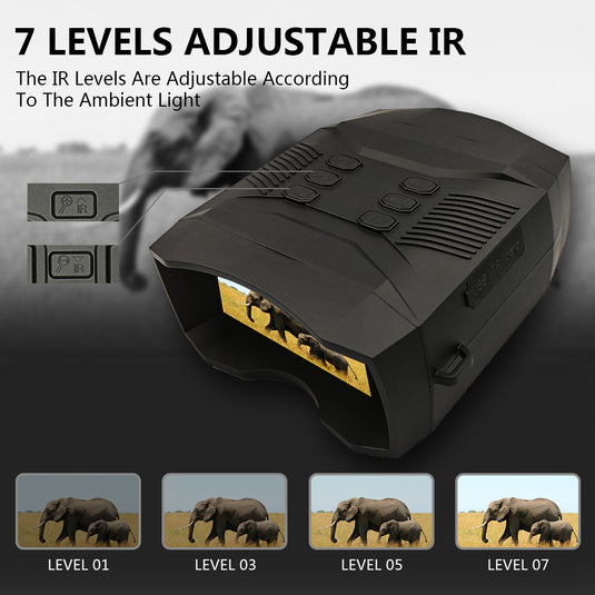 [NV6000] Outdoor Hunting Twilight Full Color 4K HD Binocular Night Vision - Polar Tech Australia