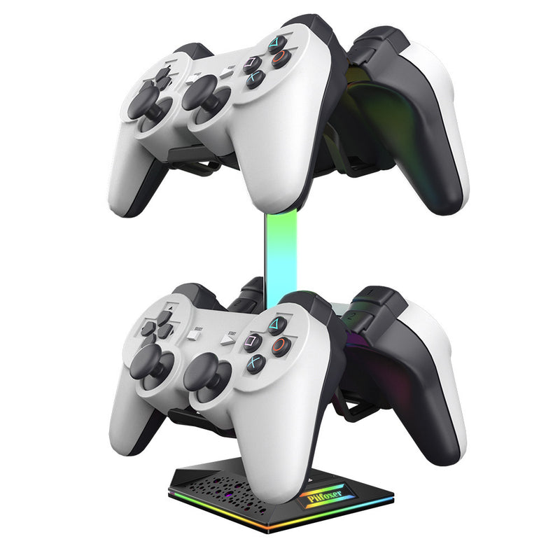 Load image into Gallery viewer, RGB Lighting Game Controller Hook and Charger, Headset Display Stand
