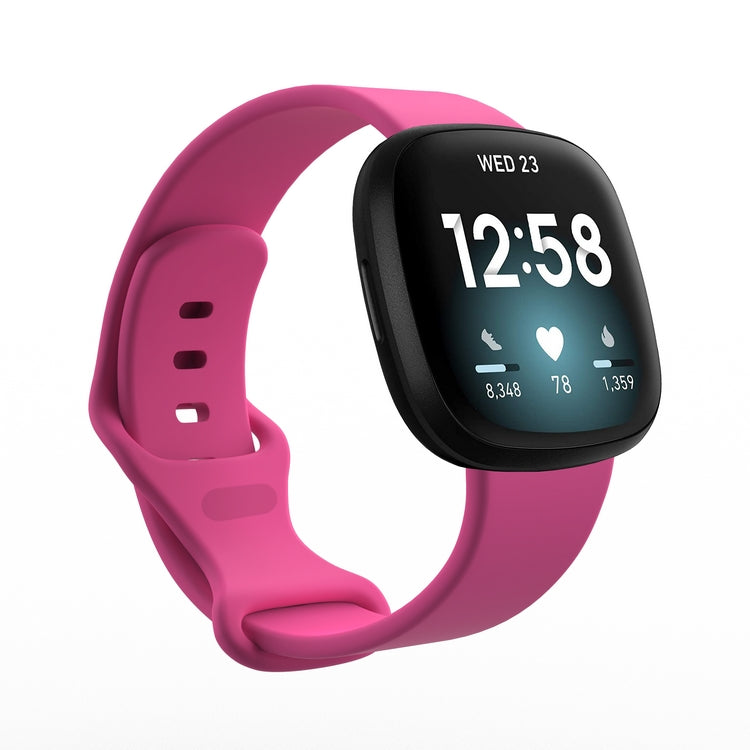 Cargue la imagen en el visor de la galería, Replacement Silicone Band for Fitbit Versa 3 / 4 / Sense  – Soft, Waterproof, Sport Wrist Strap - Polar Tech Australia
