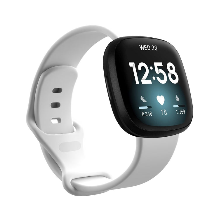 Cargue la imagen en el visor de la galería, Replacement Silicone Band for Fitbit Versa 3 / 4 / Sense  – Soft, Waterproof, Sport Wrist Strap - Polar Tech Australia

