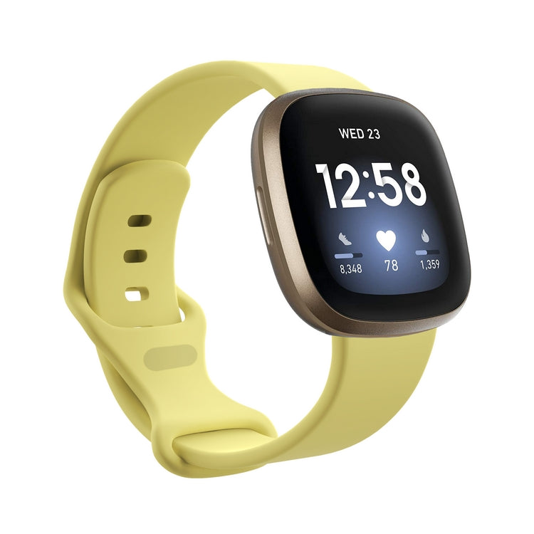 Cargue la imagen en el visor de la galería, Replacement Silicone Band for Fitbit Versa 3 / 4 / Sense  – Soft, Waterproof, Sport Wrist Strap - Polar Tech Australia
