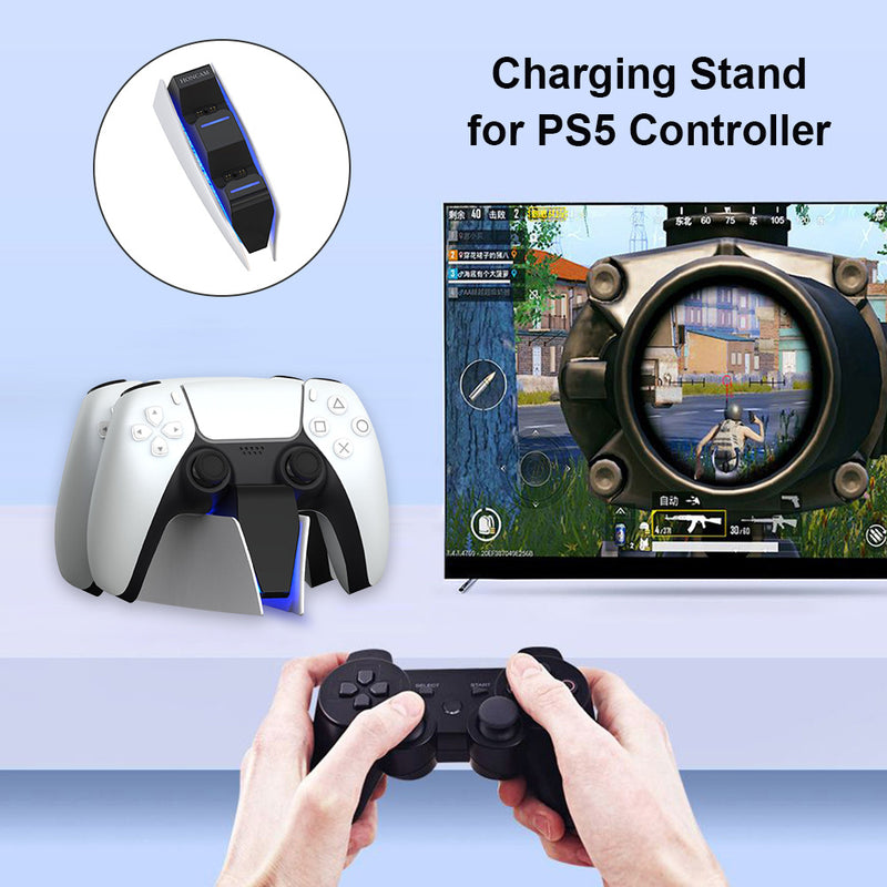 Chargez l&#39;image dans la visionneuse de la galerie, SONY PlayStation 5 / PS5 DualSense Wireless Controller Fast Charging Charger Stand Dock Station - Polar Tech Australia
