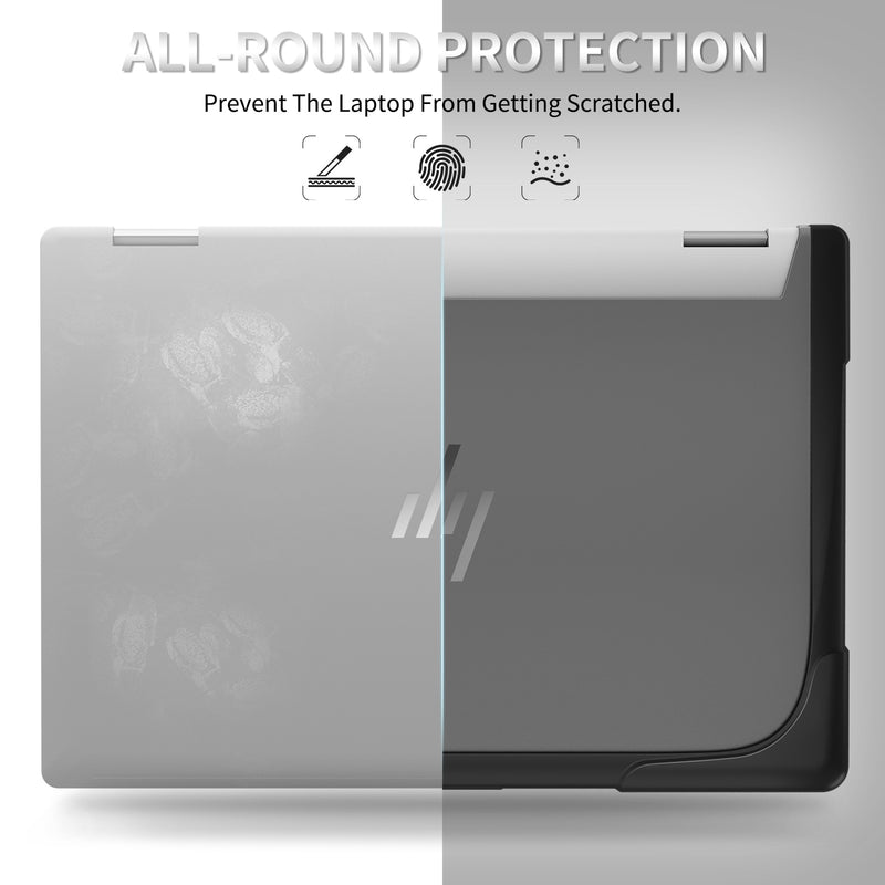 Load image into Gallery viewer, HP ENVY X360 14 14-inch (2024) Matte Transparent Cooling Stand and Shockproof Case - Polar Tech Australia
