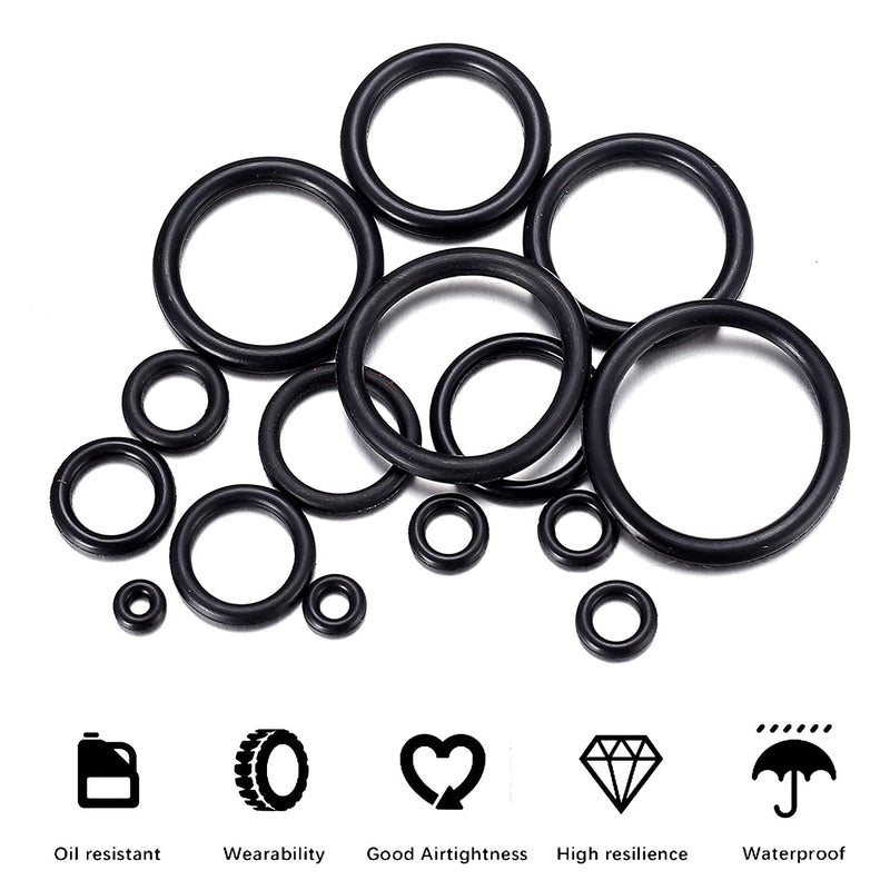 Load image into Gallery viewer, [200 Pieces] Rubber Washers Seal O Rings (6mm - 30mm)
