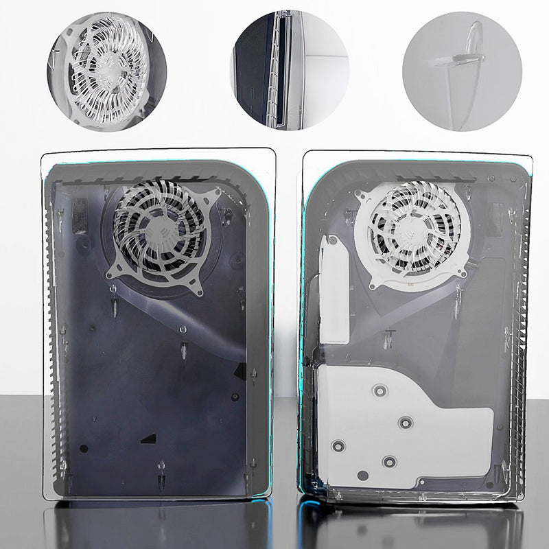 Cargue la imagen en el visor de la galería, PS5 Shell Transparent Replacement Cover - Polar Tech Australia
