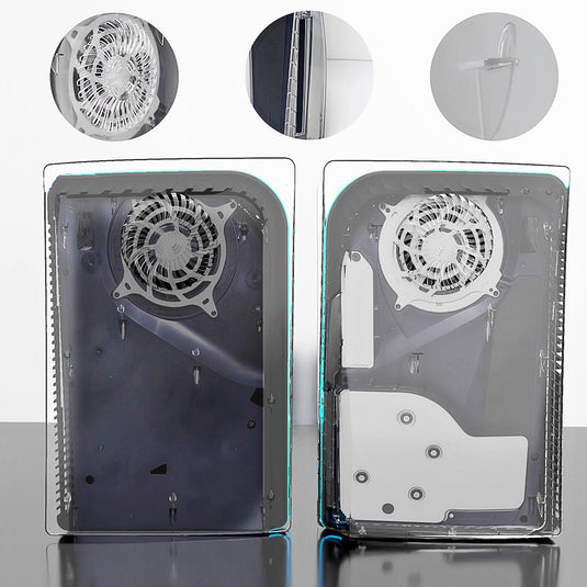PS5 Shell Transparent Replacement Cover - Polar Tech Australia