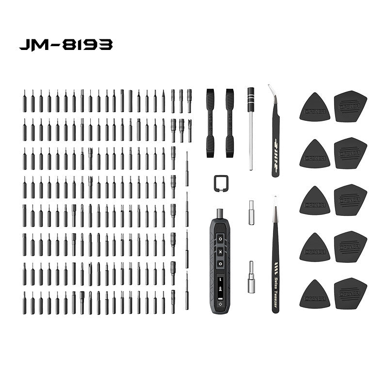 Cargue la imagen en el visor de la galería, [JM-8193] JAKEMY 180-in-1 Electric Mini Container Smart LED Rectangular Electric Screwdriver Set with 3-Speed Torque - Polar Tech Australia
