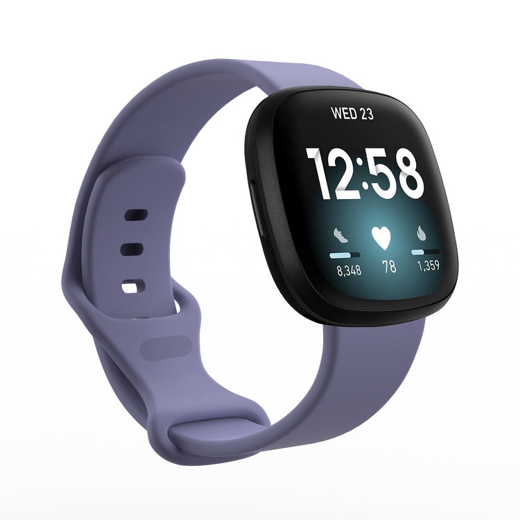 Cargue la imagen en el visor de la galería, Replacement Silicone Band for Fitbit Versa 3 / 4 / Sense  – Soft, Waterproof, Sport Wrist Strap - Polar Tech Australia
