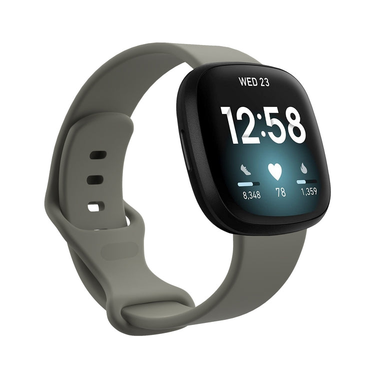 Cargue la imagen en el visor de la galería, Replacement Silicone Band for Fitbit Versa 3 / 4 / Sense  – Soft, Waterproof, Sport Wrist Strap - Polar Tech Australia
