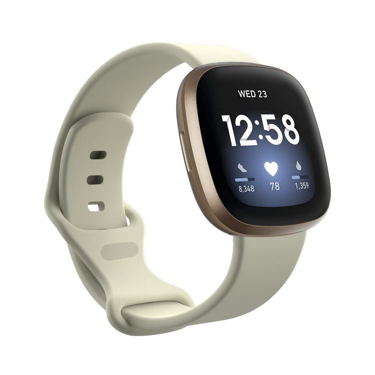 Cargue la imagen en el visor de la galería, Replacement Silicone Band for Fitbit Versa 3 / 4 / Sense  – Soft, Waterproof, Sport Wrist Strap - Polar Tech Australia
