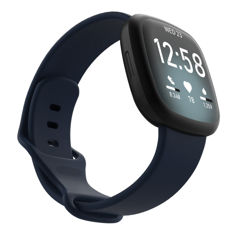 Cargue la imagen en el visor de la galería, Replacement Silicone Band for Fitbit Versa 3 / 4 / Sense  – Soft, Waterproof, Sport Wrist Strap - Polar Tech Australia
