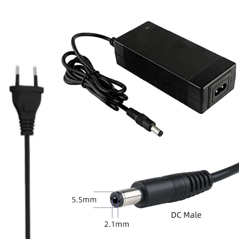 Cargue la imagen en el visor de la galería, [36-42V/2A][5.5X2.1] Universal Electrical Scooter Replacement Charger - Polar Tech Australia
