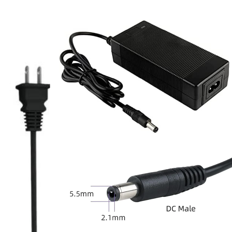 Cargue la imagen en el visor de la galería, [36-42V/2A][5.5X2.1] Universal Electrical Scooter Replacement Charger - Polar Tech Australia
