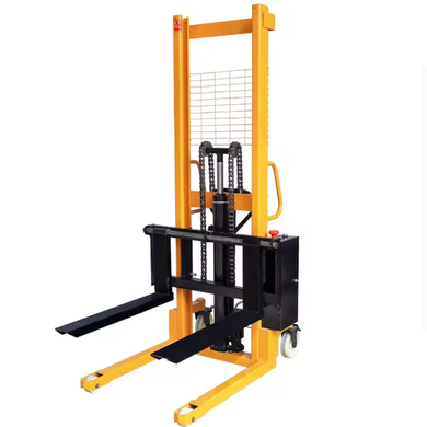 Semi-Electric Straddle Stacker Narrow Pallet Stacker - Max 1 Ton - Polar Tech Australia