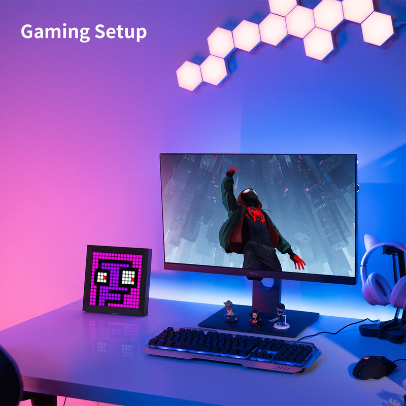Load image into Gallery viewer, Divoom Pixoo 16x16 Pixel Art LED Display Gaming Room Decor Perfect Gift - Polar Tech Australia
