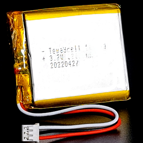 [PH 1.25 3 Pins JST Connector][564870] Universal 3000mAh 3.7V Rechargeable Li-Ion Lithium Polymer Battery - Polar Tech Australia