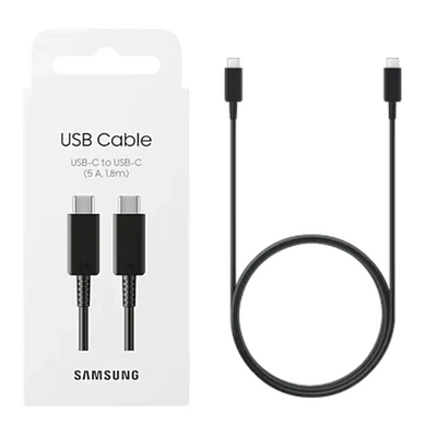 [1.8M][5A] Samsung USB C Type-C to Type-C PD 100W Max Super Fast Charging Data Cable