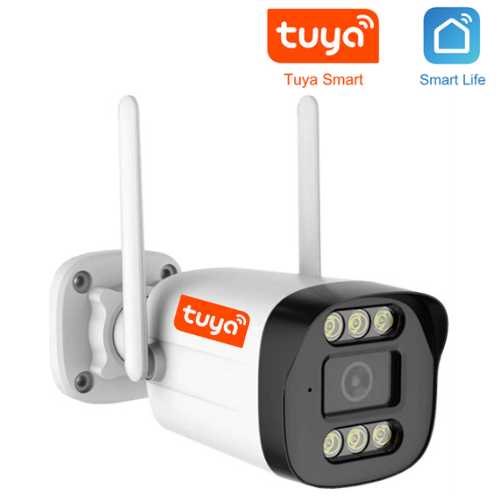Chargez l&#39;image dans la visionneuse de la galerie, [TUYA Smart Home] 4MP FHD Wireless WIFI Bullet Outdoor Security Full Color Night Vision Camera - Polar Tech Australia
