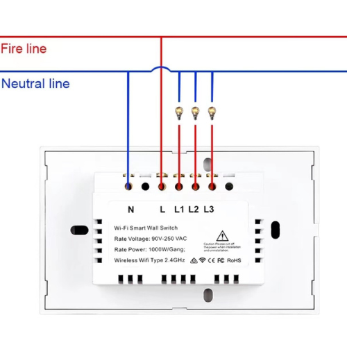 Chargez l&#39;image dans la visionneuse de la galerie, [TUYA Smart Home][SAA Approved] TUYA WiFi Smart Touch Switch Home Light  Remote AU Versione Control 1/2/3/4 Gang Wall Switch Metal Panel - Polar Tech Australia
