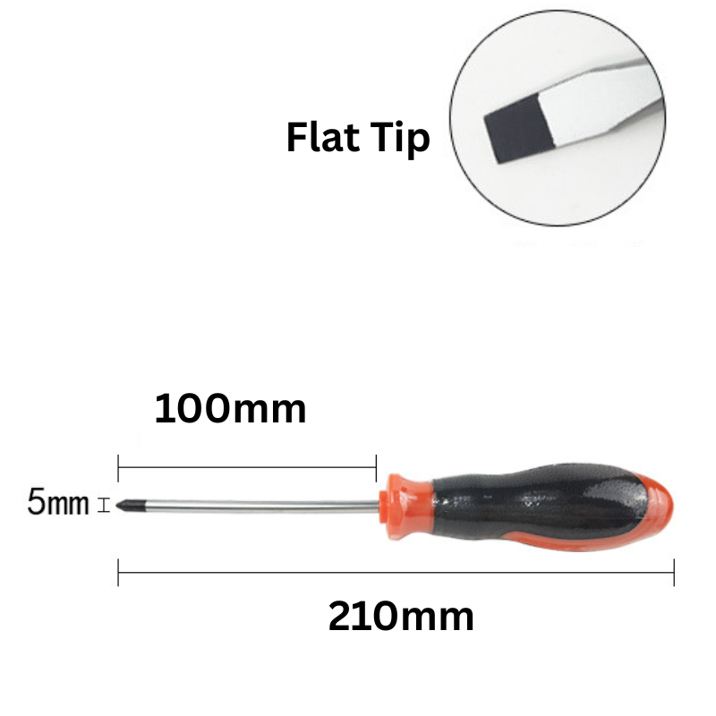 Cargue la imagen en el visor de la galería, 5mm Wide Standard Flat Head Screwdriver Extra Long
