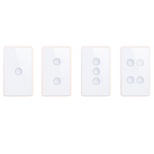 Chargez l&#39;image dans la visionneuse de la galerie, [TUYA Smart Home][SAA Approved] TUYA WiFi Smart Touch Switch Home Light  Remote AU Versione Control 1/2/3/4 Gang Wall Switch Metal Panel - Polar Tech Australia

