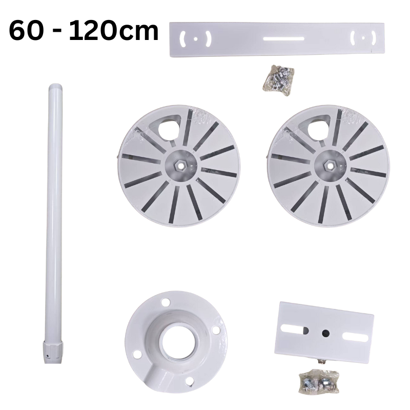 Chargez l&#39;image dans la visionneuse de la galerie, [1 Split 2] Universal Retractable Extension Aluminium CCTV Dome Camera Wall or Ceiling Mount Bracket Holder - Polar Tech Australia
