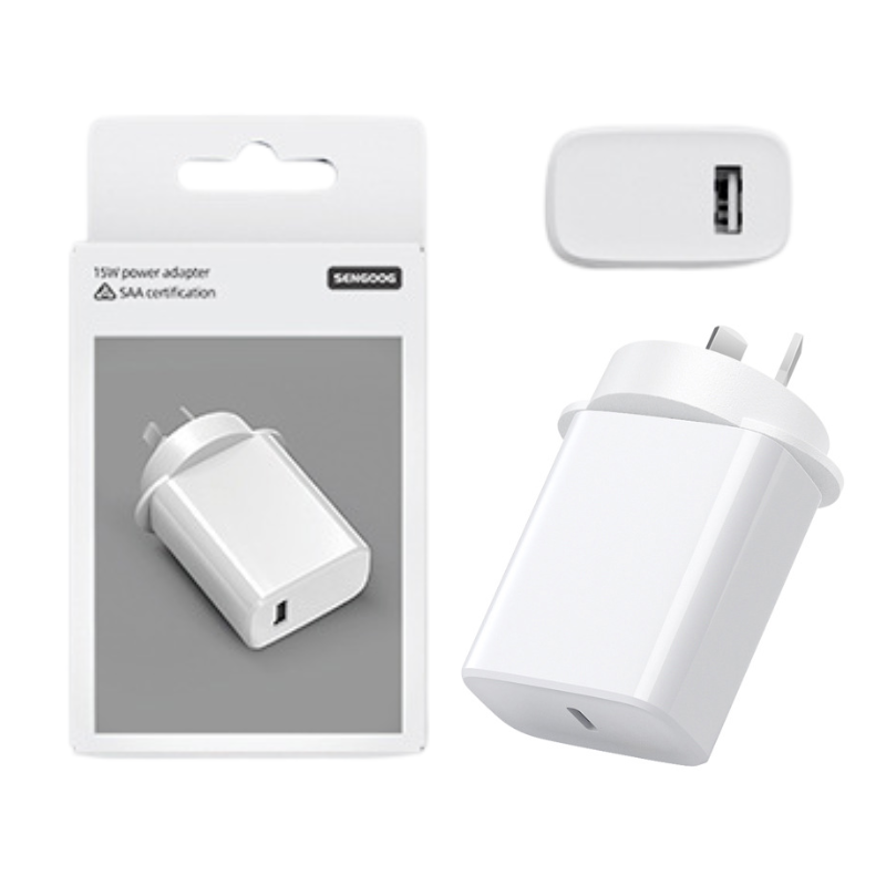 Load image into Gallery viewer, [5V/3A-15W] USB Wall Travelling Charger Plug Adapter -  (SAA Approved/AU Plug)
