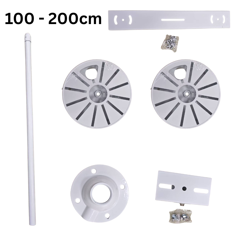Chargez l&#39;image dans la visionneuse de la galerie, [1 Split 2] Universal Retractable Extension Aluminium CCTV Dome Camera Wall or Ceiling Mount Bracket Holder - Polar Tech Australia
