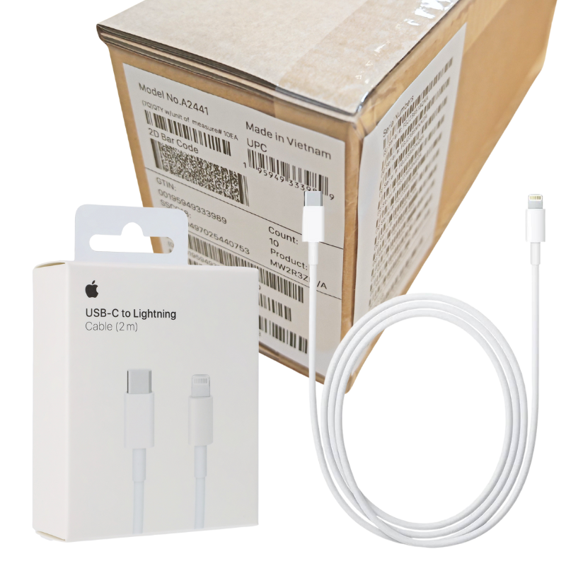 Chargez l&#39;image dans la visionneuse de la galerie, [10Pcs Box][2M] Apple 60W Type-C USB C to Lightning PD Fast Charging Data Sync USB Cable
