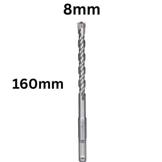 160mm Long Concrete Electric Hammer Bit Cross Carbide Tip Masonry Drill Bits