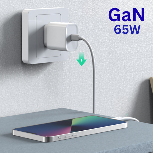 65W PD USB-C Type-C Port iPhone 17/16/15 & iPad Pro Air & MacBook Air/Pro - Wall Travelling Charger Adapter With Cable -  (SAA Approved/AU Plug)