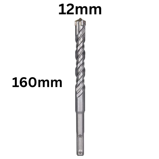 160mm Long Concrete Electric Hammer Bit Cross Carbide Tip Masonry Drill Bits