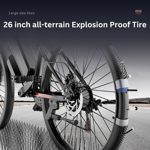 Chargez l&#39;image dans la visionneuse de la galerie, [Model: G26] E-GO 350W 26 inch Wheel Type High Power Long Range Foldable Electric Bike Bicycle - Polar Tech Australia
