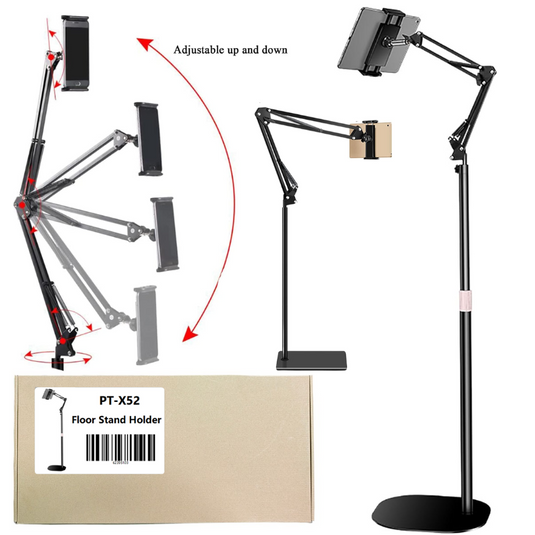[PT-X52] Universal Flexible Adjustable Floor Mobile Phone Tablet Holder Stand