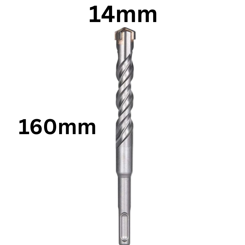 Chargez l&#39;image dans la visionneuse de la galerie, 160mm Long Concrete Electric Hammer Bit Cross Carbide Tip Masonry Drill Bits
