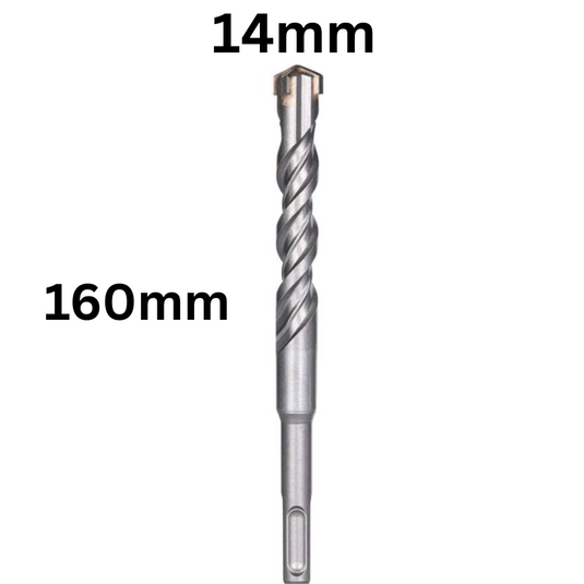 160mm Long Concrete Electric Hammer Bit Cross Carbide Tip Masonry Drill Bits