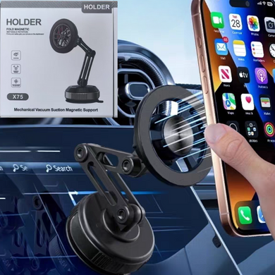 [X75] Universal Super Strong MagSafe Magnetic Magnet Mobile Phone Holder Handlebar Mount Holder
