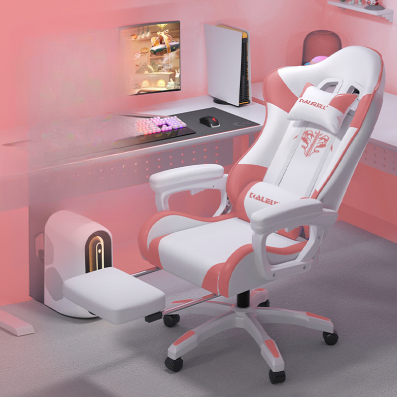 Cargue la imagen en el visor de la galería, PU Leather Gaming Chair Swivel Computer office Chair

