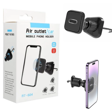 [RT-604] Universal MagSafe Compatible Aircon Vent Flow Magnet Phone Holder