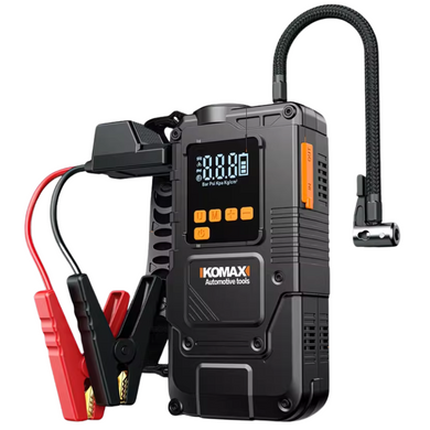 4 in 1 Komax Super Energy Portable Car Wireless Jump Starter & LED Light & Air Pump
