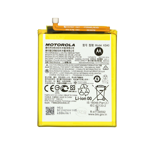 [KS40] Motorola Moto E6 Play / E6i / E6s - Replacement Battery - Polar Tech Australia
